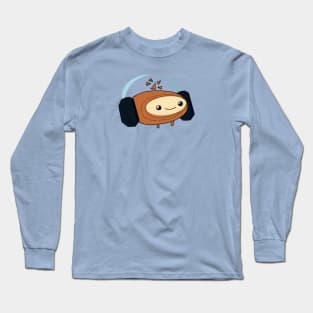 Baby Nut With Headphones Long Sleeve T-Shirt